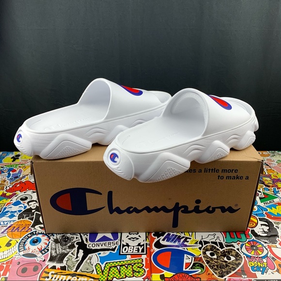 Champion Mellow Squish Slides Mens Various Sizes - Picture 2 of 11